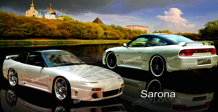 Custom Nissan 240SX  Coupe Body Kit (1989 - 1994) - $990.00 (Manufacturer Sarona, Part #NS-044-KT)